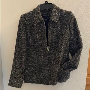 Chico's Black Tweed Jacket